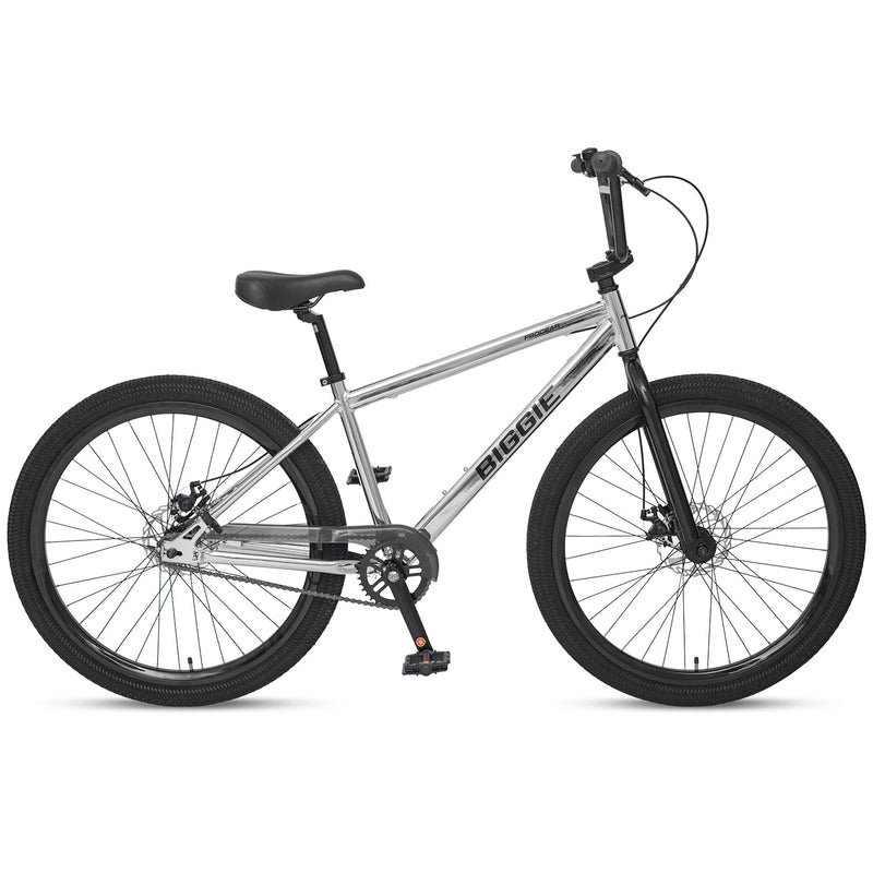 Progear Bikes Biggie BMX Bike 27.5 in Chrome Bicycle World